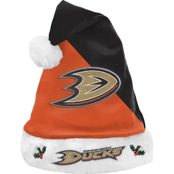 Čepice FOCO Anaheim Ducks NHL FOCO Colorblock Santa Hat