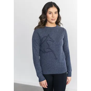 Dámský svetr FAGER Svetr Cashmino Charlie Fager, dámský, navy XL
