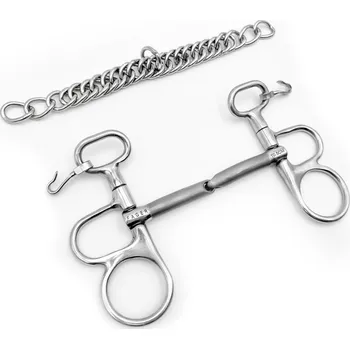 Udidlo pro koně Udidlo pákové jednou lomené Butterfly Lucas Fager 8,5 cm