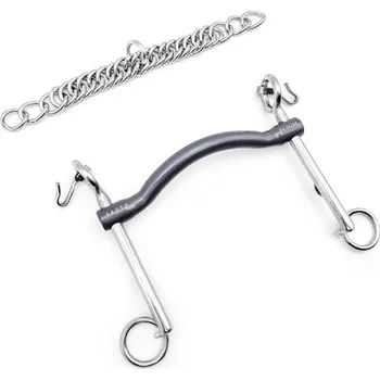 Udidlo pro koně FAGER Udidlo pákové nelomené Titanium Charlotte Fager, délka ramen 5 cm 12,5 cm