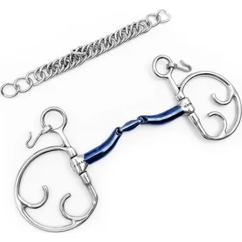 Udidlo pro koně Udidlo Thiedemann dvakrát lomené Sweet Iron Marcus Fager 14,5 cm