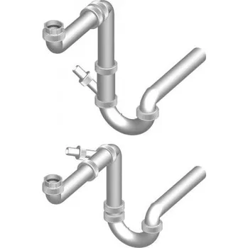 Sifon T 726 N/1 DN50/DN40 sifon dřezový zap.uz.G1/2"