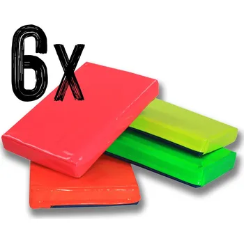 Gymnastika VÝHODNÁ SADA - 6x Žíněnka MINI NEON