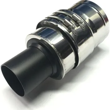 Kouřovod BRILON Komín Serio fasádní hlavice se svěrnou objímkou DN185/125 nerez