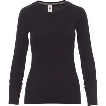 Pánské oblečení Payper Dámské tričko s dlouhým rukávem, PINETA LADY - černá, kouřová, žlutá - SKLADEM Barva: 01-černá, Velikost: XL