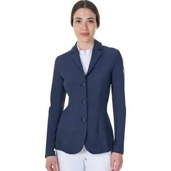 Jezdecké sako EQUESTRO Sako závodní X Fise Equestro, dámské, navy blazer L
