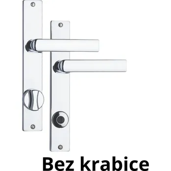 Dveřní kování Dveřní kování Rostex chrom 804 klika/klika/WC rozteč 72