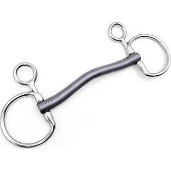 Udidlo pro koně Udidlo Baucher nelomené Titanium Sara Fager 11,5 cm