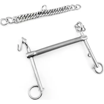 Udidlo pro koně FAGER Udidlo pákové nelomené Sweet Iron Victor Fager, délka ramen 5 cm 13,5 cm