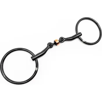 Udidlo pro koně Udidlo stihlové dvakrát lomené Black Titanium Sally Fager 11,5 cm