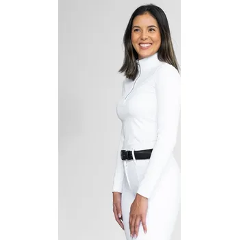 Dámské tričko FAGER Triko závodní Emma Fager, s dlouhým rukávem, dámské, bílé S