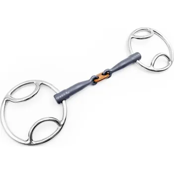 Udidlo pro koně Udidlo beval dvakrát lomené Titanium Angelica Fager 10,5 cm