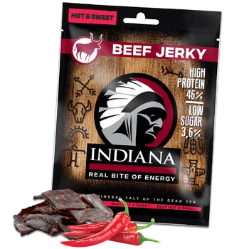 Speciální výživa Indiana Jerky Beef 90 g hot and sweet