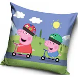 Prasátko Peppa na koloběžce 40 x 40 cm