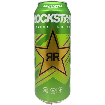 Energetický nápoj Pepsi Rockstar Sour Apple 500ml [DE]