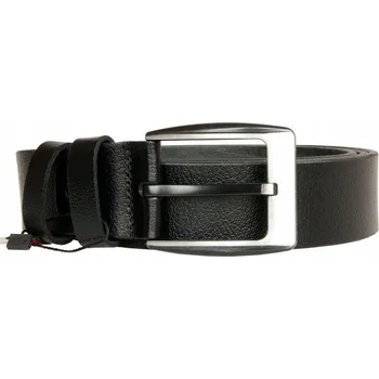 Opasek Pásek pánský černý kožený klasický 160 cm / 3,70 cm