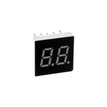 LED páska Zobrazovač LED sedmisegmentový 7,62mm zelená 3mcd katoda