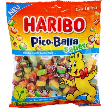 Bonbon Haribo Pico Balla Sauer Kyselé želé bonbony 160g