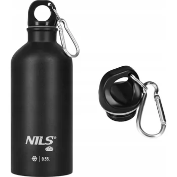 Láhev Termohrnek Láhev na Teplé i Studené Nápoje do Práce Školy Černá