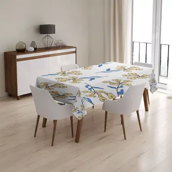 ubrus Sablio Ubrus Žluté kvítí - 90x90 cm