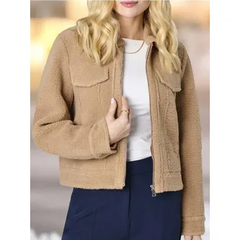 Sinsay - Bunda s beránkem - béžová - 600DA-80X - 600DA-80X-XXS