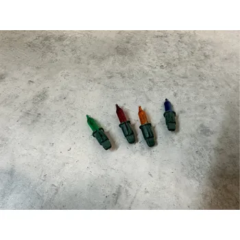 Vánoce Ornex Vánoční žárovky náhradní 7V (6,6V) 0,12A 0,79W barevné