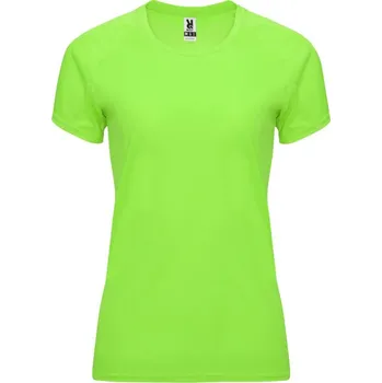 Pánské oblečení ROLY Dámské sportovní tričko s krátkým rukávem Bahrain ZELENÁ|ŽLUTÁ