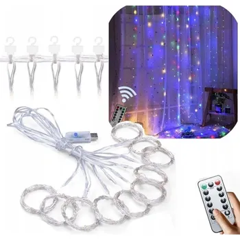 Vánoční dekorace Světelný řetěz VIBAS 300 cm do zásuvky, vícebarevný