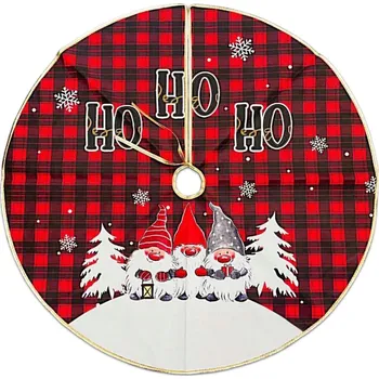 Vánoční dekorace DYWANIK POD CHOINKĘ MATA ŚWIĄTECZNA 80cm koberec kulatá vánoční sukně