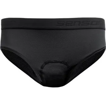 Cyklistické kalhoty Dámské funkční cyklokalhotky Sensor Cyklo Basic - True black Velikost: XXXXXL