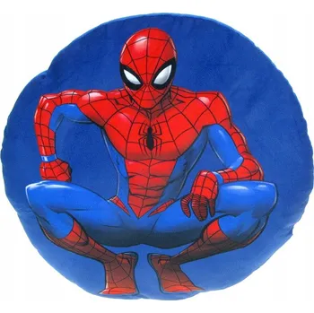 Polštář Polštář 35 cm Spider-Man - modrý tvar plyšáka