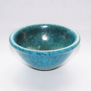 Aroma lampa Keramická miska na kužílky tyrkysová RAKU