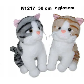 plyšák HRAČKY PLYŠÁCI KOČKA s hlasem 30 cm SUN-DAY interaktivní PLYŠÁK KOČKA velká