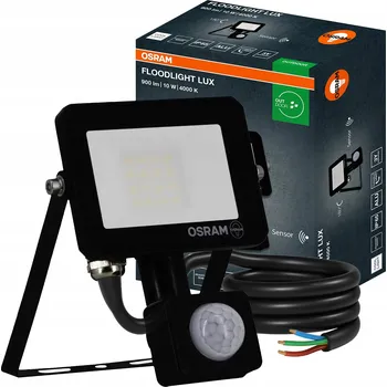 LED Reflektor Halogen 10W 4000K 900lm IP65 s Pohybovým Čidlem OSRAM