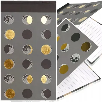 Notes A5 Starpak, odstíny šedé a stříbrná, vícebarevný