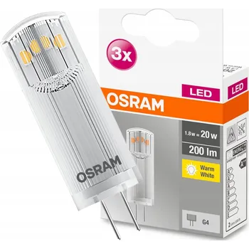 Žárovka LED žárovky Osram G4 1,8W 3 kusy