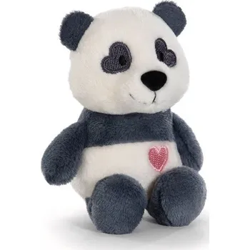 plyšák Originální Plyšová Hračka NICI GREEN 62628 Love Panda 12 cm v dárkové krabičce