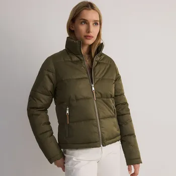 Reserved - Vatovaná bunda s&nbsp;límcem - světle olivová - 7929B-81X - 7929B-81X-XS