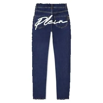 Pánské džíny PHILIPP PLEIN Jeansy 1645 Světle modrá Straight Fit 10