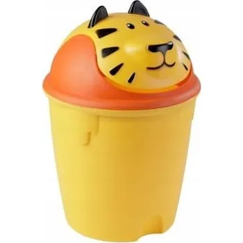 Odpadkový koš Plastový Odpadkový koš Axentia 7l žlutý