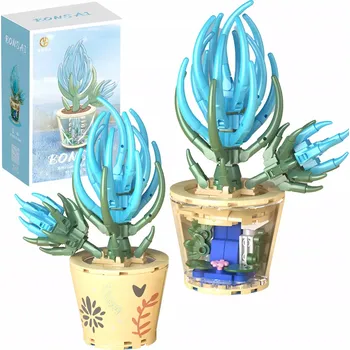 ostatní stavebnice Květinové Stavebnice sada květin, Květináč 3D dekorativní Puzzle