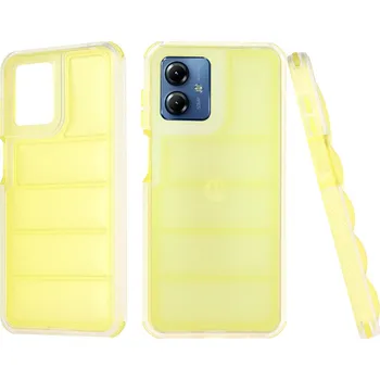 Pouzdro na mobilní telefon Techsuit Wave Shield Motorola Moto G14 Žlutý