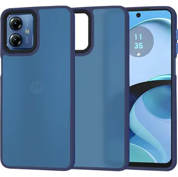 Pouzdro na mobilní telefon Techsuit HaloFrost Series Motorola Moto G14 Deep Blue