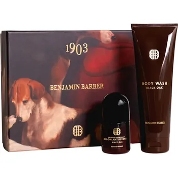Sprchový gel Benjamin Barber Dárkový box - Shower gel a antiperspirant Black Oak