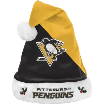 Čepice FOCO Pittsburgh Penguins NHL FOCO Colorblock Santa Hat