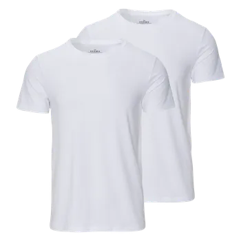 Pánské spodní prádlo Pánská Spodní prádlo UNDER ARMOUR UA PERFORMANCE COTTON UNDERSHIRT 2PK 6007621-100 – Bílá S