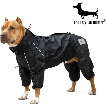 Obleček pro psa Nepromokavý plášť Kombinéza s fleecem obleček pro velkého psa S