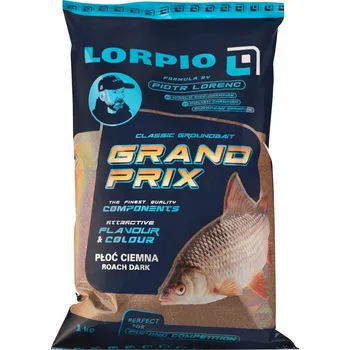 Návnadová surovina Lorpio Grand Prix Black Roach Návnada 1kg