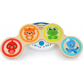Hudební nástroj pro děti Bubínek hračka hudební Baby Einstein dřevěné bicí, dotykové bubínky