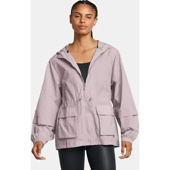 Dámská casual bunda Under Armour Dámská bunda Crinkle Woven Jacket - Dámské Under Armour šedá 2943908